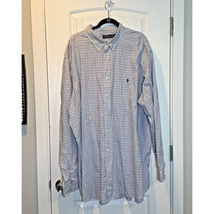 Polo Ralph Lauren Men's 3XT 100% Cotton Long Sleeve Casual Button Down Shirt